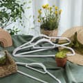 Miniatyrbillede 3 af 6: Fløjlsbøjler, sæt med 20 tøjbøjler, skridsikre, med bindestang og 360° drejekrog, pladsbesparende, 0,6 cm tykke, 43,5 cm lange, til kjoler og bukser,