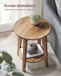 Miniatyrbillede 3 af 6: Sidebord med lavere hylde i moderne stil