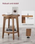 Miniatyrbillede 4 af 6: Sidebord med lavere hylde i moderne stil