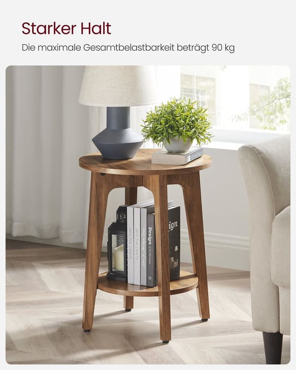 Sidebord med lavere hylde i moderne stil