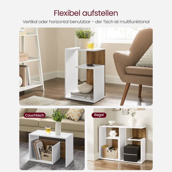 Sidobord med hylla
