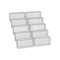 Pikkukuva 1 / 6: Gabionikorit 100*50*30 cm 10 kpl hopea hopea