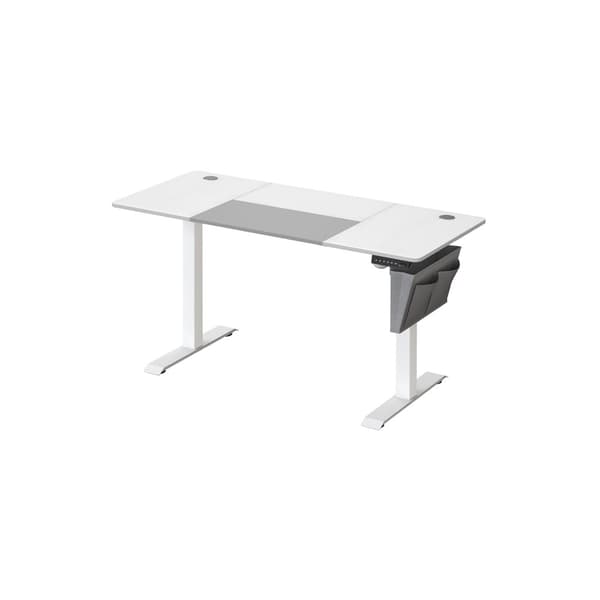 Højdejusterbart skrivebord electric basic white-dove grey