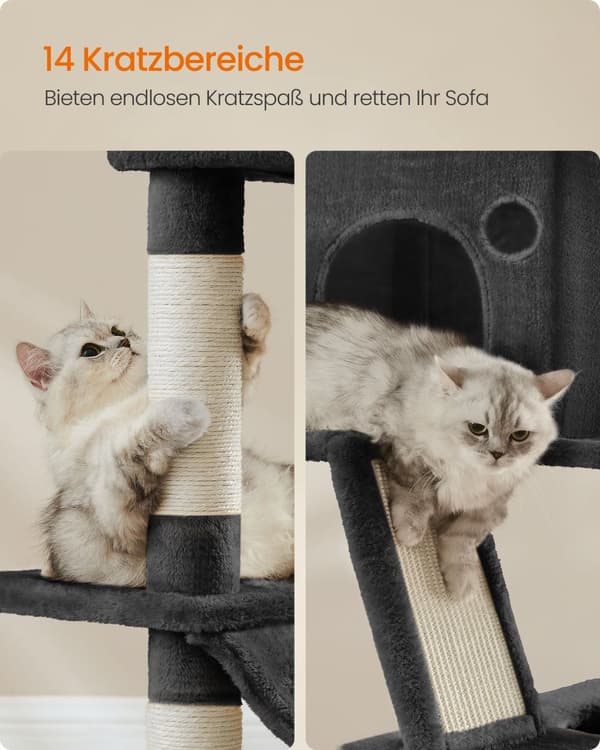 Klösbräda stor 206 cm hög multi-storey bläck svart