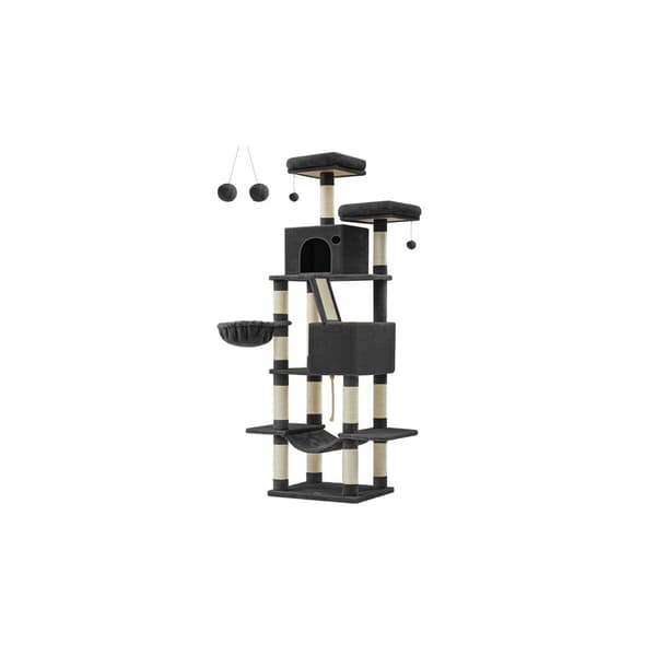 Klösbräda stor 206 cm hög multi-storey bläck svart