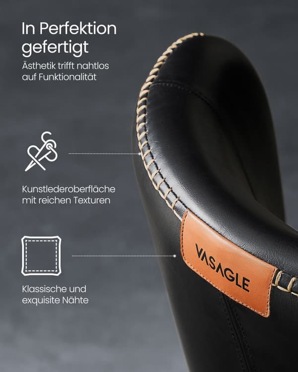 EKHO Collection - Matstolar set om 2 ink black