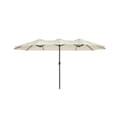 Miniatyrbillede 1 af 6: Dobbeltparasol med håndsving