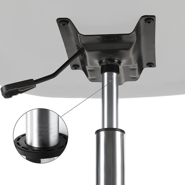 Kontorsstol, bekväm skrivbordsstol, höjdjusterbar datorstol, 120 kg, stålram, konstlinne, andas, hemmakontor, kontor, svart OBG019B01
