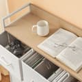 Miniatyrbillede 3 af 6: Kommode, skab, 7 stofskuffer med håndtag