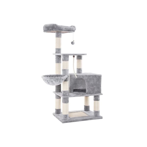 Stable Cat Tree, lektorn 138 cm, ljusgrå PCT60W