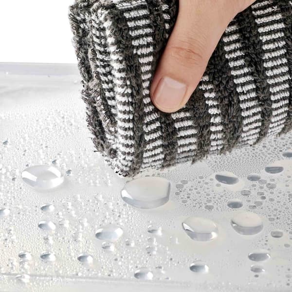 Skobokse, pakke med 6 stabelbare skoorganisatorer med klar dør, plastikopbevaring til UK størrelse 11, 36 x 28 x 22 cm, gennemsigtig LSP06CW