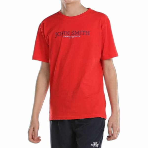 Kortærmet T-shirt til Børn John Smith Efebo Rød - 12 år
