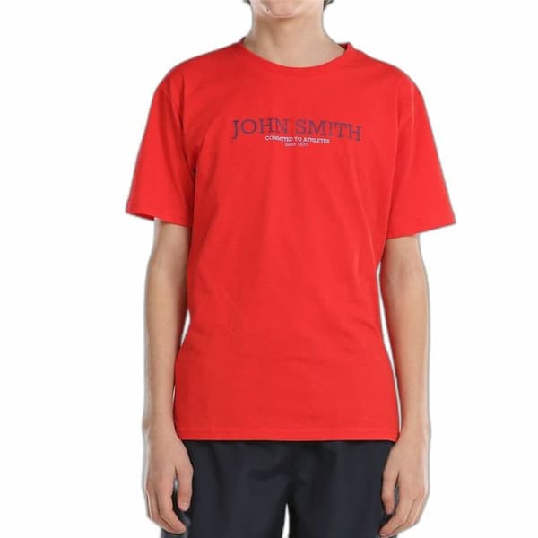 Kortærmet T-shirt til Børn John Smith Efebo Rød - 12 år