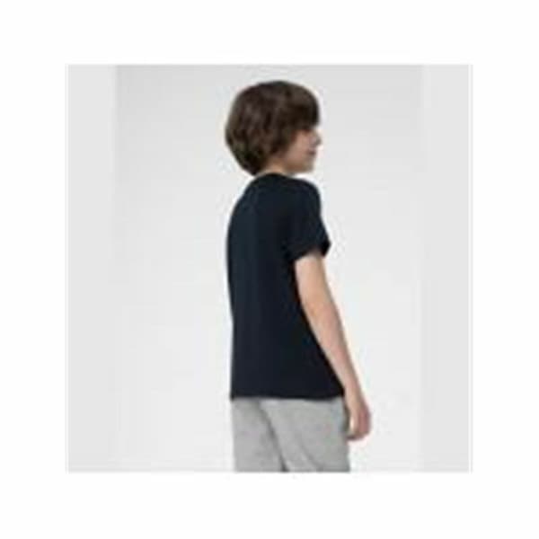 Kortærmet T-shirt til Børn 4F M291 Sort - 6-7 år