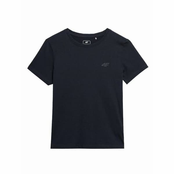 Kortærmet T-shirt til Børn 4F M291 Sort - 6-7 år