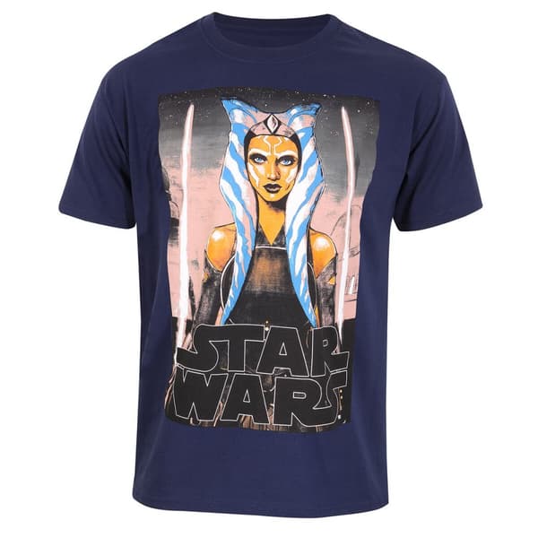 Kortærmet T-shirt Star Wars White Blades Blå Unisex - XXL