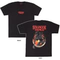 Miniatyrbillede 4 af 5: Kortærmet T-shirt Stranger Things Demogorgon Upside Down Sort Unisex - M