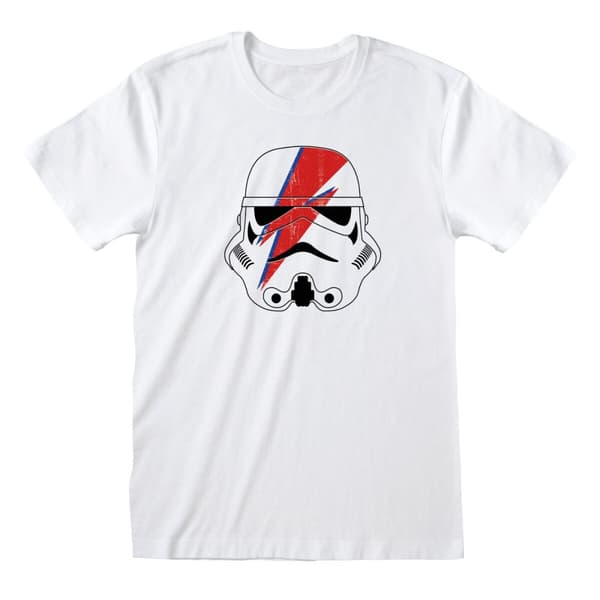 Unisex Kortærmet T-shirt Star Wars Ziggy Stormtrooper Hvid - XXL