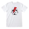 Miniatyrbillede 1 af 2: Unisex Kortærmet T-shirt Star Wars Ziggy Stormtrooper Hvid - M