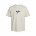 Miniatyrbillede 1 af 3: Kortærmet T-shirt til Børn Jack & Jones Jcotint Tee Ss Crew Beige - 164