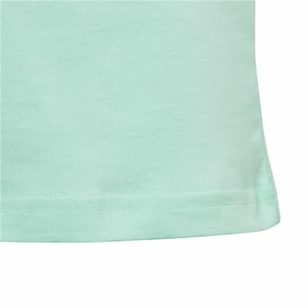 Børne Kortærmet T-shirt Adidas Linear Logo Grøn Akvamarin - 14-15 år