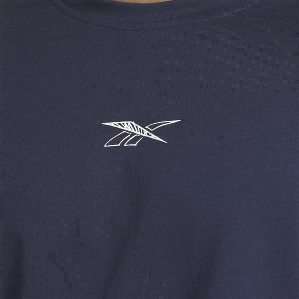 Kortærmet T-shirt til Mænd Reebok GS Tailgate Team Mørkeblå - M
