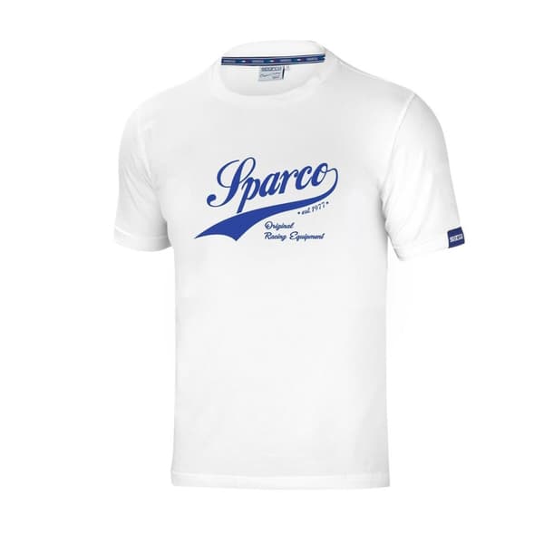 Kortærmet T-shirt til Mænd Sparco VINTAGE Hvid M - M