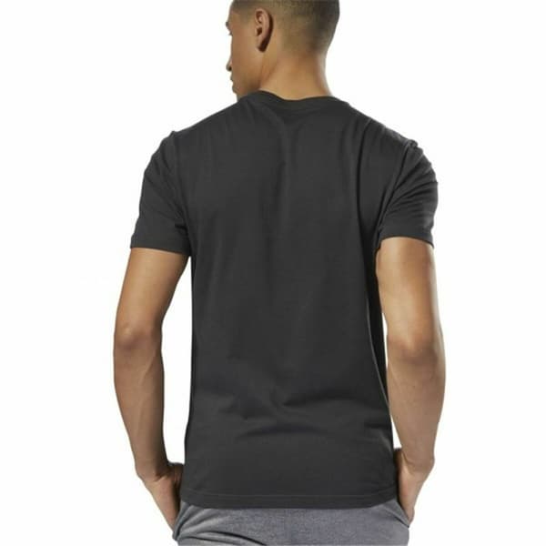 Miesten T-paita Reebok Sportswear Training Suojaväritys Musta - S