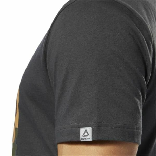 Miesten T-paita Reebok Sportswear Training Suojaväritys Musta - S