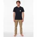 Pikkukuva 4 / 5: Miesten T-paita Rip Curl Horizon Badge Musta Miehet - S