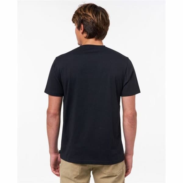 Miesten T-paita Rip Curl Horizon Badge Musta Miehet - S