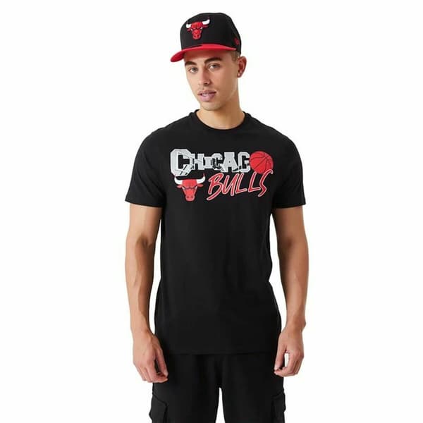 Miesten T-paita New Era NBA Infill Graphic Chicago Bulls  - L