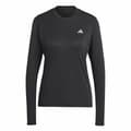 Miniatyrbillede 1 af 2: Kvinde Langærmet T-Shirt Adidas Run It Sort - L