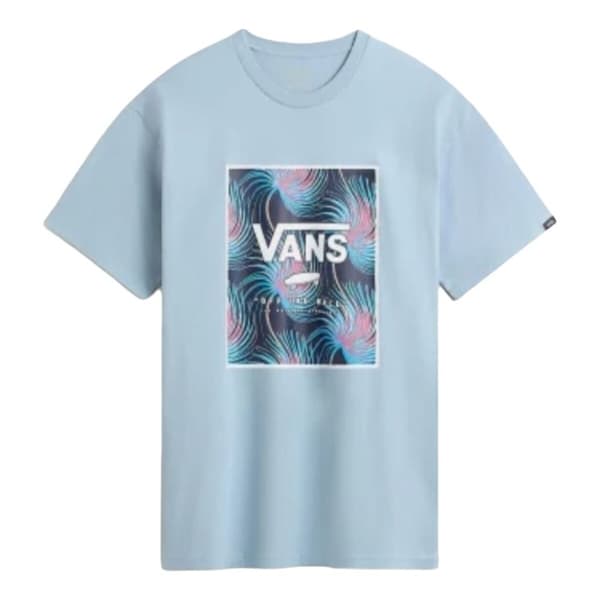 Kortærmet T-shirt til Mænd Vans MN CLASSIC PRINT BOX VN0A5E7YCZI1 Blå - S