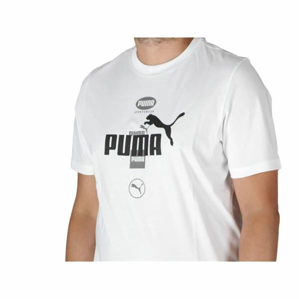 Kortærmet T-shirt til Mænd Puma Puma Power Graphic - M