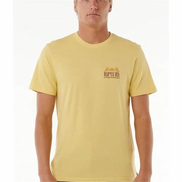 Kortærmet T-shirt til Mænd Rip Curl Down The Line - L