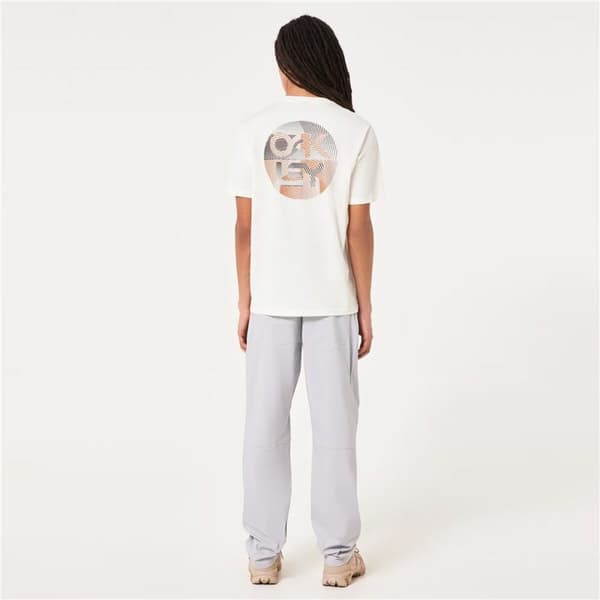 Kortærmet T-shirt til Mænd Oakley Fingerprint B1B Hvid - M