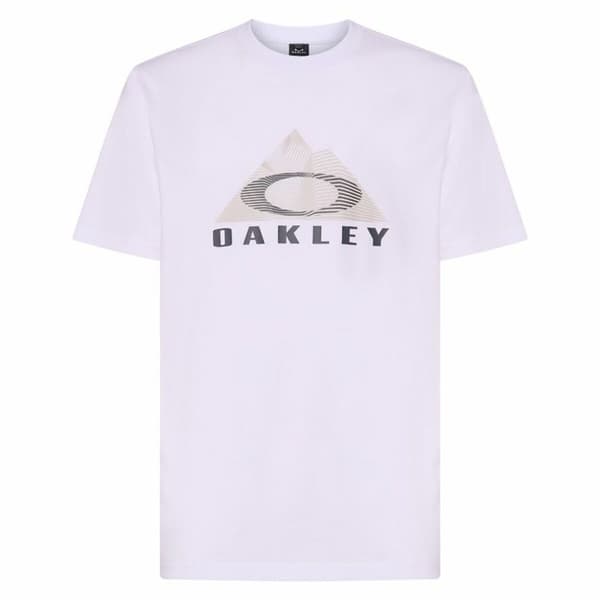 Kortærmet T-shirt til Mænd Oakley Lined Mountain Bark - L