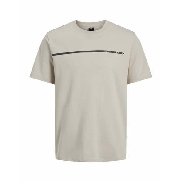 Kortærmet T-shirt til Mænd Jack & Jones JCOFUSION FULL BRANDING 12273120 Grå - S