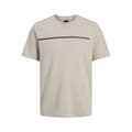Miniatyrbillede 1 af 2: Kortærmet T-shirt til Mænd Jack & Jones JCOFUSION FULL BRANDING 12273120 Grå - S