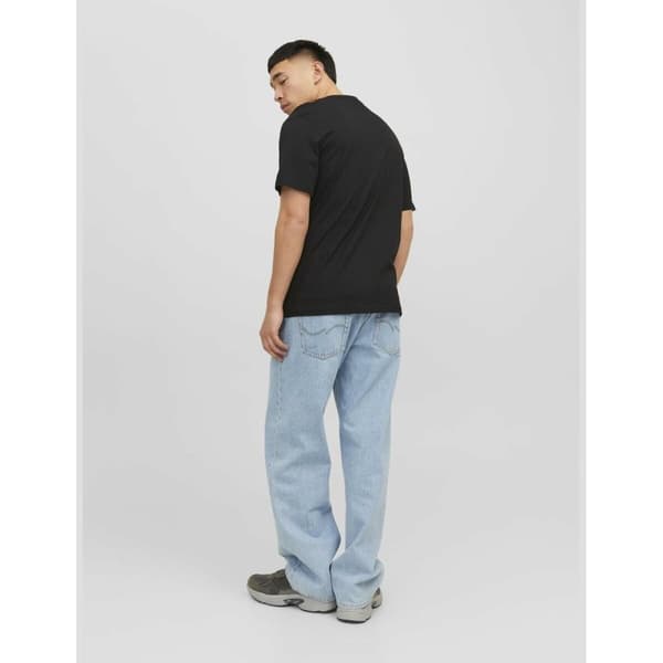Kortærmet T-shirt til Mænd Jack & Jones JORVESTERBRO TEE SS 12240121 Sort - L