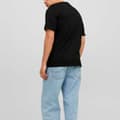 Miniatyrbillede 7 af 11: Kortærmet T-shirt til Mænd Jack & Jones JORVESTERBRO TEE SS 12240121 Sort - L