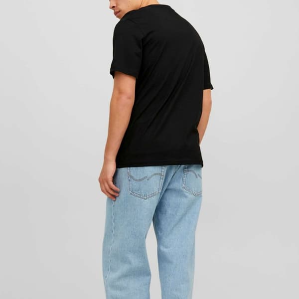 Kortærmet T-shirt til Mænd Jack & Jones JORVESTERBRO TEE SS 12240121 Sort - L