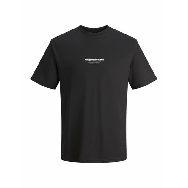 Kortærmet T-shirt til Mænd Jack & Jones JORVESTERBRO TEE SS 12240121 Sort - L