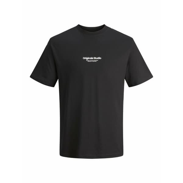 Kortærmet T-shirt til Mænd Jack & Jones JORVESTERBRO TEE SS 12240121 Sort - L