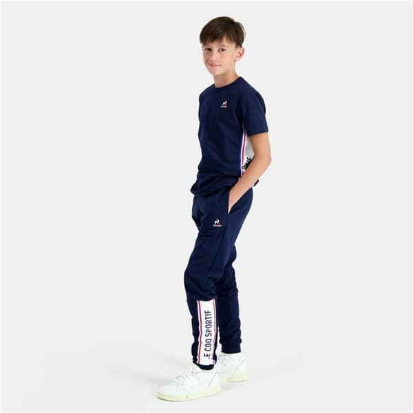 Lasten T-paita Le coq sportif N°1 Tricolore Sininen - 10 vuotta