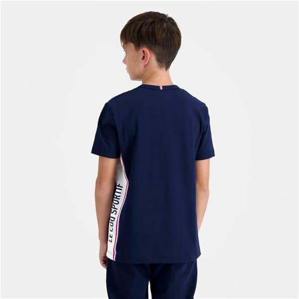 Lasten T-paita Le coq sportif N°1 Tricolore Sininen - 10 vuotta
