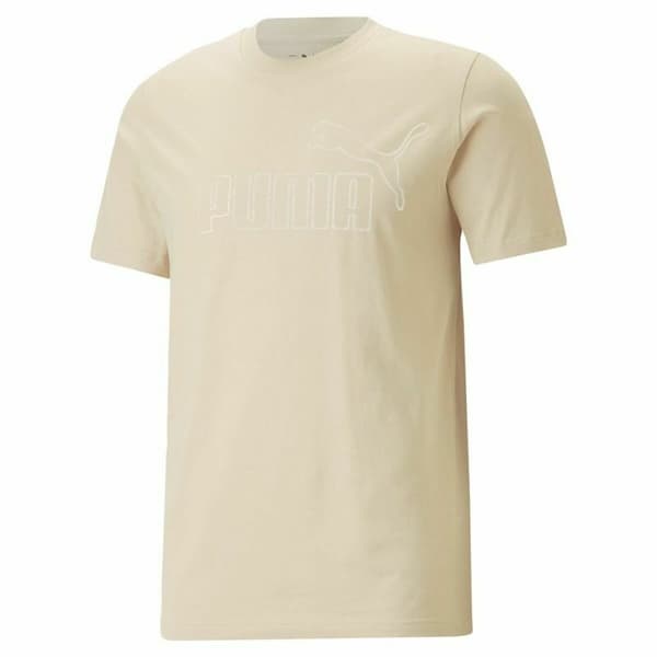 Lyhythihainen paita Puma Essentials Elevated Beige Unisex - S
