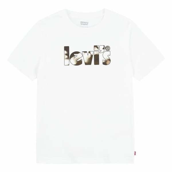 T-paita Levi's Camo Poster Logo Bright Valkoinen - 2 vuotta
