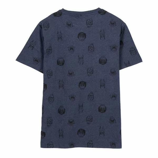 Kortærmet T-shirt til Mænd Marvel Mørkeblå - S